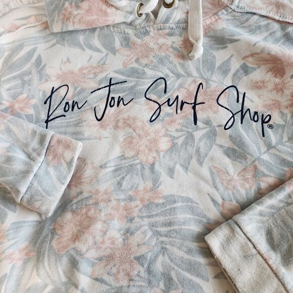 Ron Jon Tropical Leaf Crop Hoodie - Picture 11 of 13